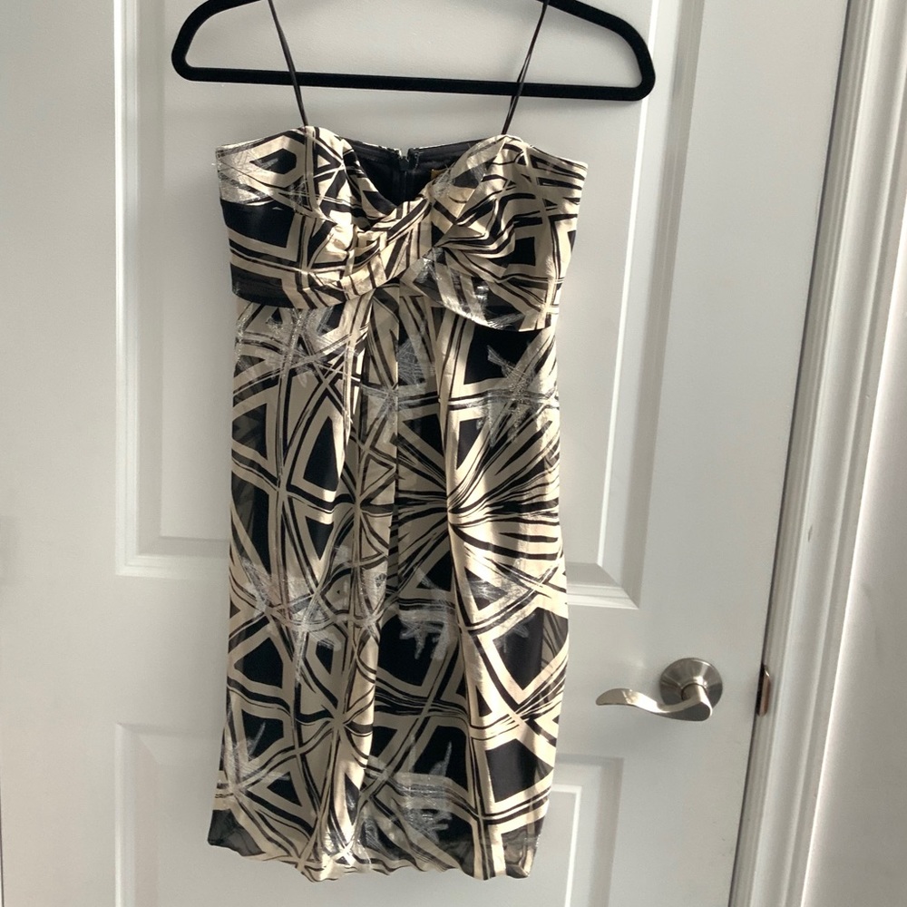 Nicole Miller strapless dress NWT
